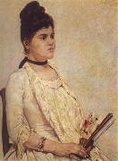 Giovanni Fattori Portrait of the Stepdaughter oil painting reproduction